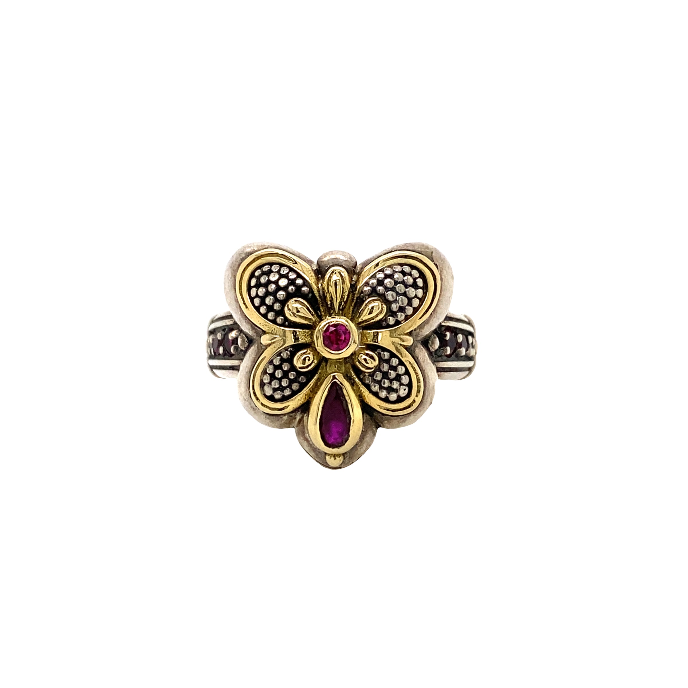 Corundum Butterfly Ring
