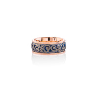 Rose Gold Wrapped Read Wilson Engraved Band
