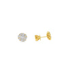 Baguette and Round Diamond Studs