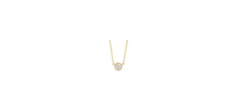 Classic Diamond Drop Necklace