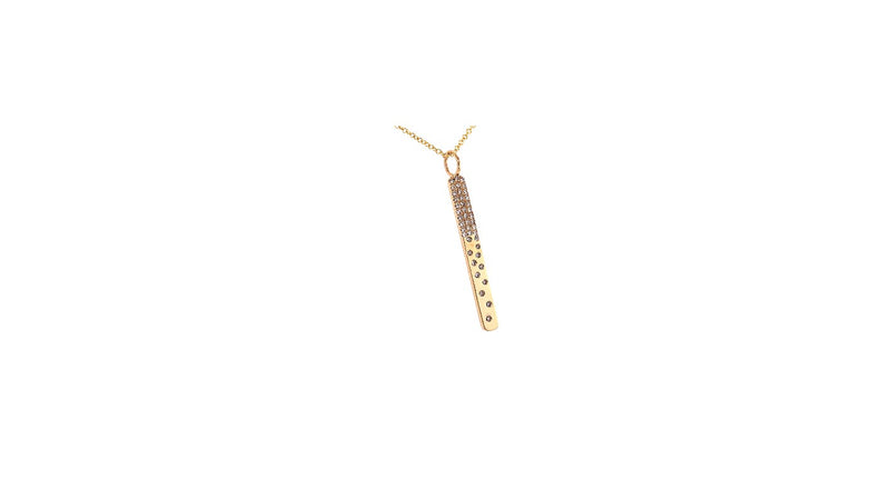 Confetti Diamond Bar Pendant