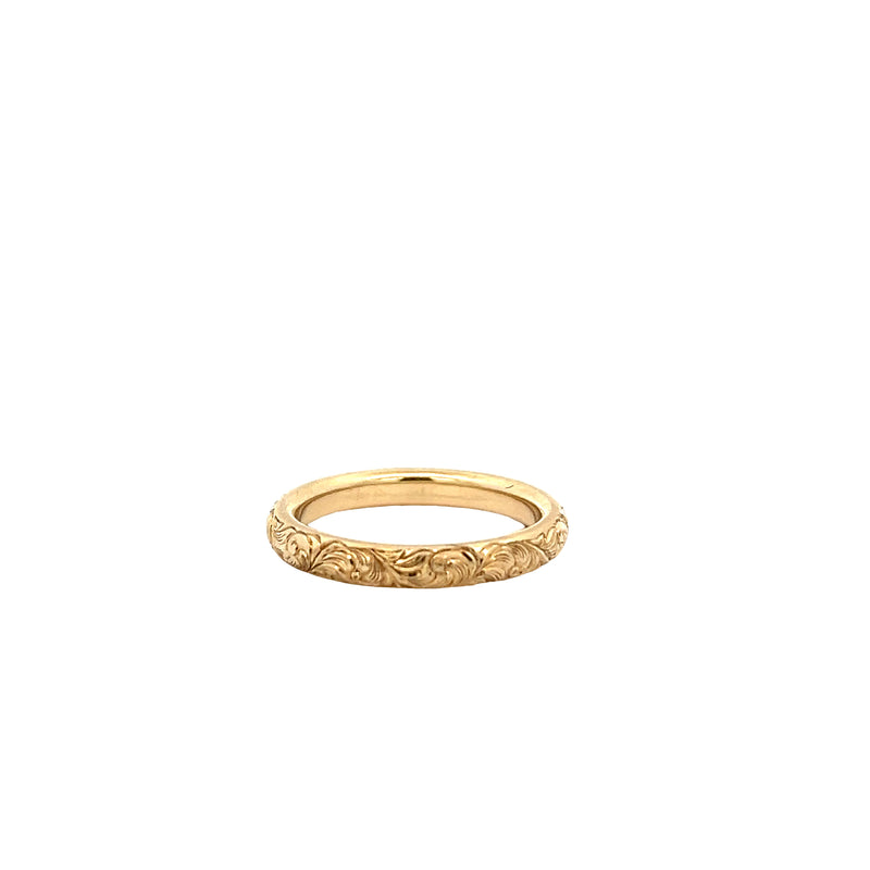 3mm 14kt Yellow Gold Standard Scroll