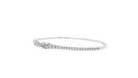 Scattered Marquise Diamond Flex Bangle Bracelet