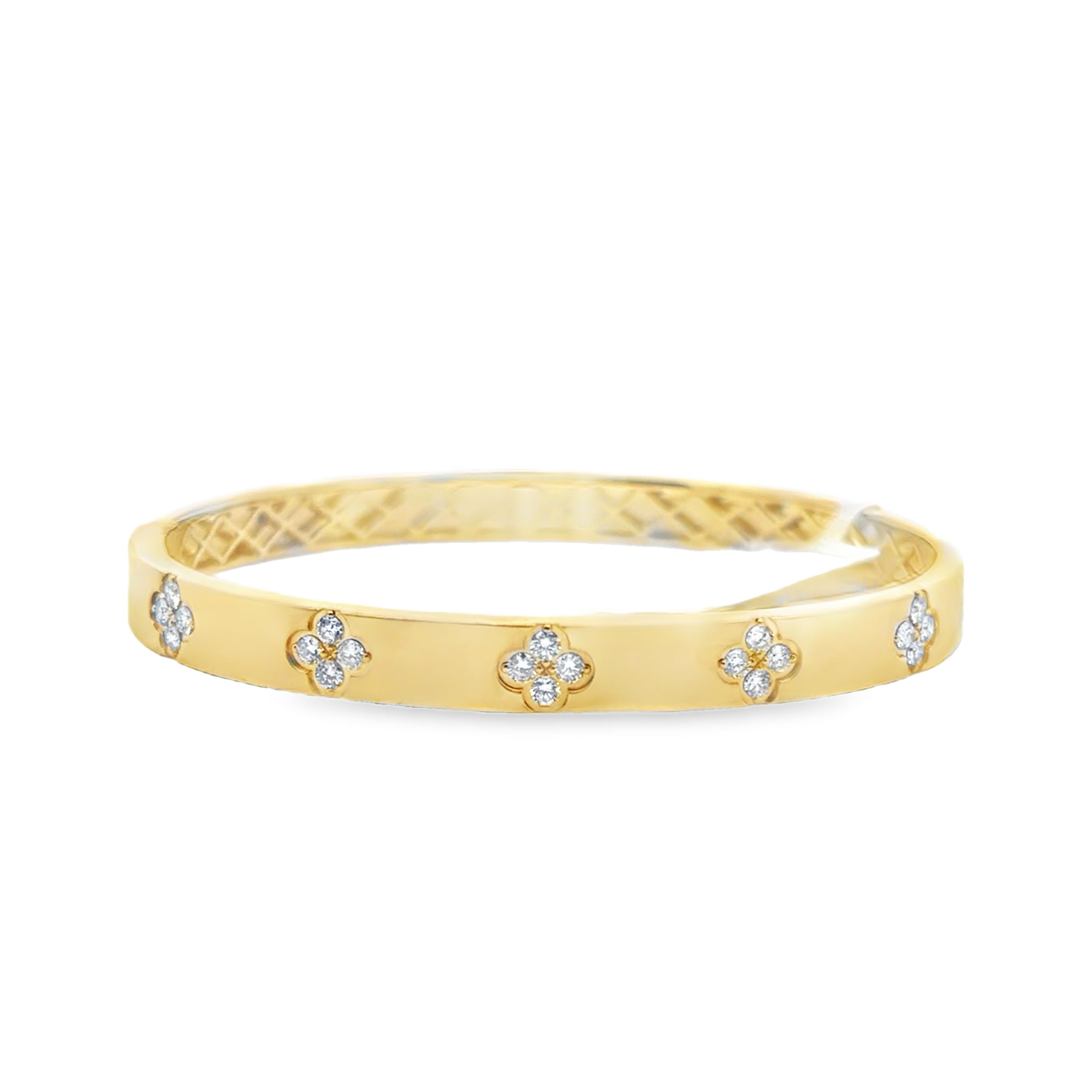 Lady's Yellow Gold 18 Karat Bangle Bracelet