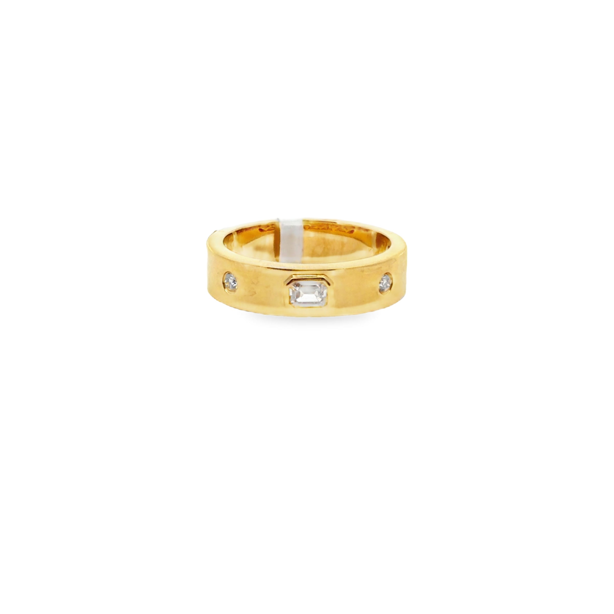Ladies 18K Yellow Gold Diamond Band