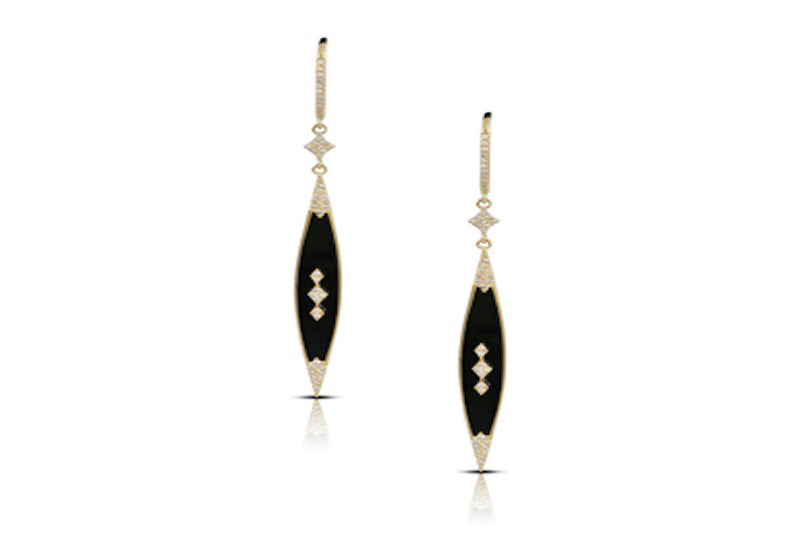 Black Onyx Earrings