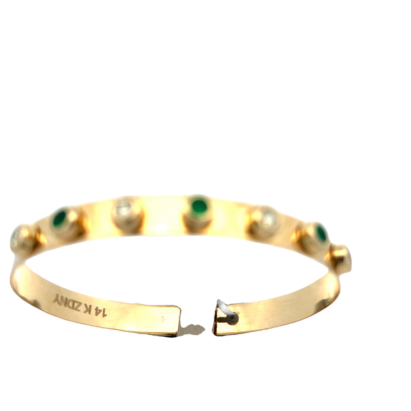 OLD WORLD 18K YELLOW GOLD AND BLACKENED STERLING S