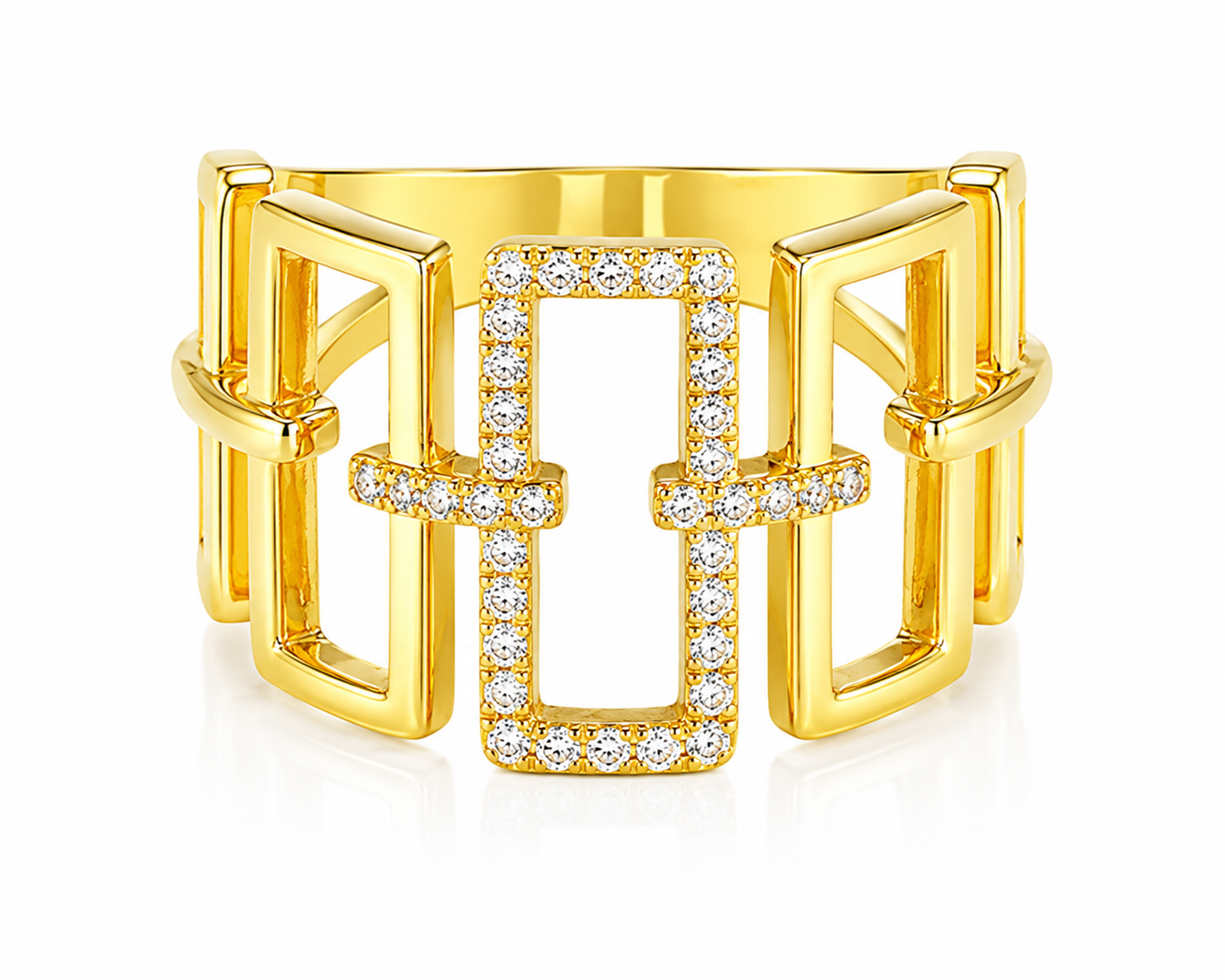 14K Yellow Gold Ladies’ Diamond Ring