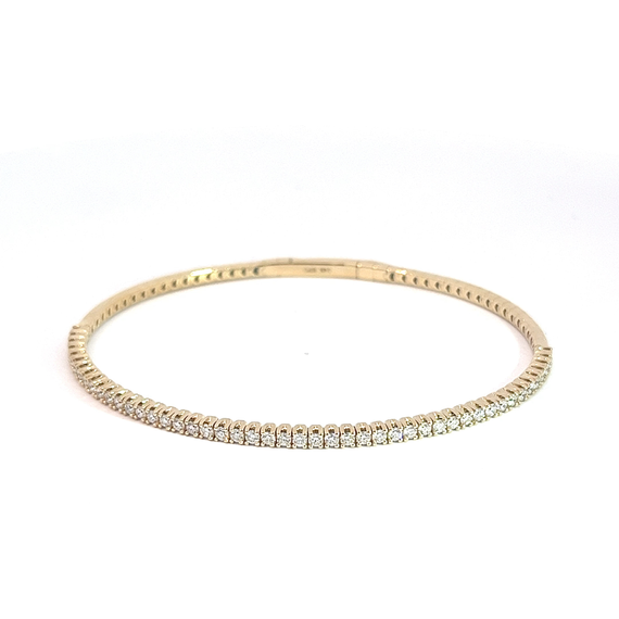 Ladies Diamond Flex Bangle Bracelet