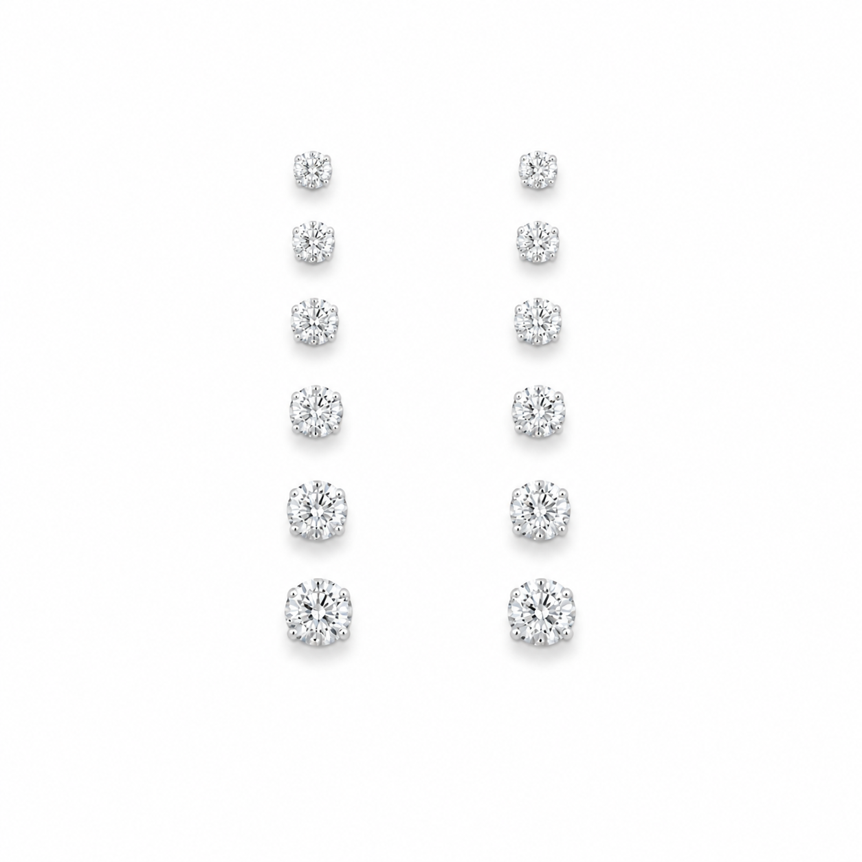 CLASSIC DIAMOND STUD EARRINGS - AVAILABLE IN NATURAL OR LAB-GROWN DIAMONDS