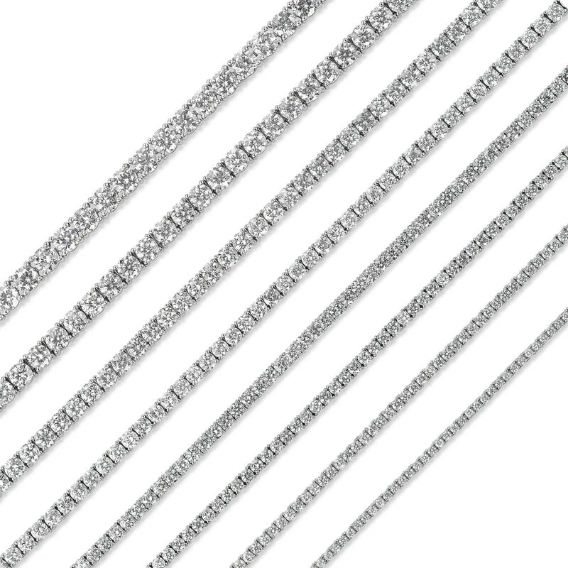 CLASSIC NATURAL AND LAB-GROWN DIAMOND TENNIS BRACELETS